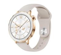 GIOPUEY Bracelet Compatible avec Oppo Watch X2 Mini, Souple silicone Sangle Bracelet [Résistant à l'usure] [Respirant] - Beige