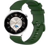GIOPUEY Bracelet Compatible avec Oppo Watch X2 Mini, Souple silicone Sangle Bracelet [Résistant à l'usure] [Respirant] - Dark Green