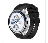 GIOPUEY Bracelet Compatible avec Oppo Watch X2, Souple Silicone Sangle Bracelet [Résistant à l'usure] [Respirant] Montre Bracelet - Black