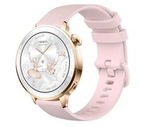 GIOPUEY Bracelet Compatible avec Oppo Watch X3 mini, Souple silicone Sangle Bracelet [Résistant à l'usure] [Respirant] - Pink