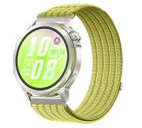 GIOPUEY Bracelet Compatible avec Oppo Watch X3/X2/X/S, Sangle tressée en Nylon Doux [Unisexe] - LightGreen