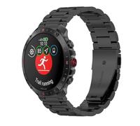 GIOPUEY Bracelet Compatible avec Polar Grit X2 Pro, Acier Inoxydable Sangle Bracelet [Résistant à l'usure] Montre Bracelet - Black