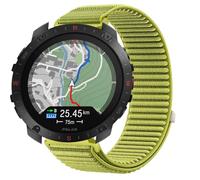 GIOPUEY Bracelet Compatible avec Polar Grit X2 Pro, Nylon Réglable Boucle Nylon Respirant Sport Loop Bracelet Extérieur Strap Band - Green