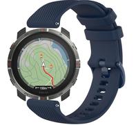GIOPUEY Bracelet Compatible avec Polar Grit X2, Souple silicone Sangle Bracelet [Résistant à l'usure] [Respirant] - Dark Blue