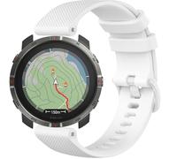 GIOPUEY Bracelet Compatible avec Polar Grit X2, Souple silicone Sangle Bracelet [Résistant à l'usure] [Respirant] - White