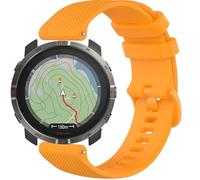 GIOPUEY Bracelet Compatible avec Polar Grit X2, Souple silicone Sangle Bracelet [Résistant à l'usure] [Respirant] - Yellow