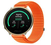 GIOPUEY Bracelet Compatible avec Polar Ignite 2, Nylon Réglable Boucle Nylon Respirant Sport Loop Bracelet Extérieur Strap Band - Orange