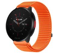 GIOPUEY Bracelet Compatible avec Polar Pacer, Nylon Réglable Boucle Nylon Respirant Sport Loop Bracelet Extérieur Strap Band - Orange