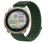 GIOPUEY Bracelet Compatible avec Polar Vantage M3, Nylon Réglable Boucle Nylon Respirant Sport Loop Bracelet Extérieur Strap Band - DarkGreen