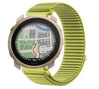 GIOPUEY Bracelet Compatible avec Polar Vantage M3, Nylon Réglable Boucle Nylon Respirant Sport Loop Bracelet Extérieur Strap Band - Green