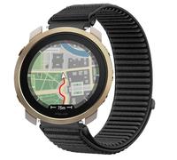GIOPUEY Bracelet Compatible avec Polar Vantage M3, Nylon Réglable Boucle Nylon Respirant Sport Loop Bracelet Extérieur Strap Band - Black
