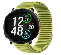 GIOPUEY Bracelet Compatible avec Polar Vantage V3, Nylon Réglable Boucle Nylon Respirant Sport Loop Bracelet Extérieur Strap Band - Green