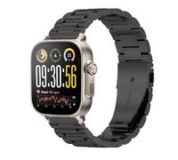 GIOPUEY Bracelet Compatible avec Realme Watch 5, Acier Inoxydable Sangle Bracelet [Résistant à l'usure] - Black
