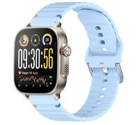 GIOPUEY Bracelet Compatible avec Realme Watch 5, Souple Silicone Sangle Bracelet [Résistant à l'usure] [Respirant] - Sky Blue