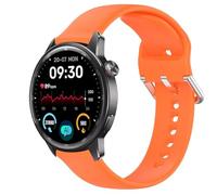 GIOPUEY Bracelet Compatible avec Realme Watch S2, Souple Silicone Sangle Bracelet [Résistant à l'usure] [Respirant] Montre Bracelet - Orange