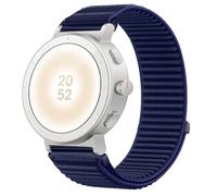 GIOPUEY Bracelet Compatible avec Realme Watch S5, Nylon Réglable Boucle Nylon Respirant Sport Loop Bracelet Extérieur Strap Band - Darkblue