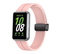 GIOPUEY Bracelet Compatible avec Samsung Galaxy Fit 3, Souple Silicone Sangle Bracelet [Résistant à l'usure] [Respirant] Montre Bracelet - Pink