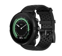 GIOPUEY Bracelet Compatible avec SUUNTO 7/9/9 Baro/D5, 24mm Souple silicone Sangle Bracelet [Résistant à l'usure] [Respirant] - Black