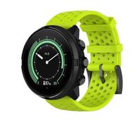 GIOPUEY Bracelet Compatible avec SUUNTO 7/9/9 Baro/D5, 24mm Souple silicone Sangle Bracelet [Résistant à l'usure] [Respirant] - Green