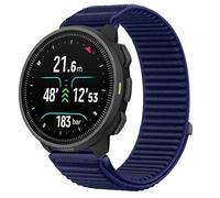 GIOPUEY Bracelet Compatible avec SUUNTO Nautic S, Nylon Réglable Boucle Nylon Respirant Sport Loop Bracelet Extérieur Strap Band - Darkblue