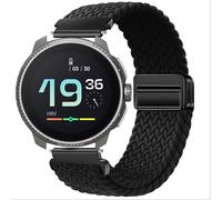 GIOPUEY Bracelet Compatible avec SUUNTO Race 49mm, Sangle tressée en Nylon Doux [Unisexe] - Black