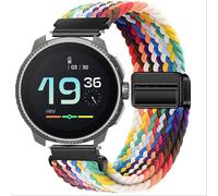GIOPUEY Bracelet Compatible avec SUUNTO Race 49mm, Sangle tressée en Nylon Doux [Unisexe] - Colourful-B