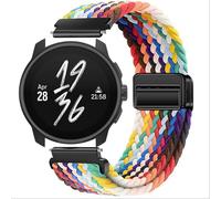 GIOPUEY Bracelet Compatible avec SUUNTO Race S 45mm, Sangle tressée en Nylon Doux [Unisexe] - Colourful-B