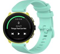 GIOPUEY Bracelet Compatible avec Suunto Run, Souple silicone Sangle Bracelet [Résistant à l'usure] [Respirant] - Green