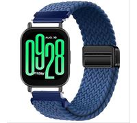 GIOPUEY Bracelet Compatible avec Xiaomi Redmi Watch 5 Active/5 Lite, Sangle tressée en Nylon Doux [Unisexe] - Blue