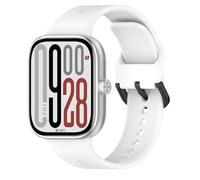 GIOPUEY Bracelet Compatible avec Xiaomi Redmi Watch 6/5/4, Souple silicone Sangle Bracelet [Résistant à l'usure] [Respirant] - white