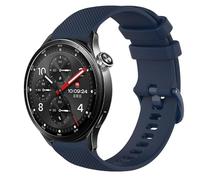 GIOPUEY Bracelet Compatible avec Xiaomi Watch S5 46mm, Souple silicone Sangle Bracelet [Résistant à l'usure] [Respirant] - Dark Blue
