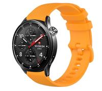 GIOPUEY Bracelet Compatible avec Xiaomi Watch S5 46mm, Souple silicone Sangle Bracelet [Résistant à l'usure] [Respirant] - Yellow