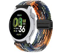 GIOPUEY Bracelet Magnétique Compatible avec COROS Pace 4, Sangle tressée en Nylon Doux [Unisexe] - Colourful