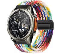 GIOPUEY Bracelet Magnétique Compatible avec DOOGEE Anywise W1/W1 Pro, Sangle tressée en Nylon Doux [Unisexe] - Colourful-B