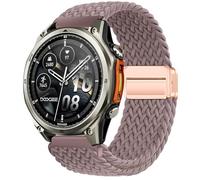 GIOPUEY Bracelet Magnétique Compatible avec DOOGEE Anywise W1/W1 Pro, Sangle tressée en Nylon Doux [Unisexe] - Purple