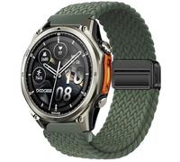 GIOPUEY Bracelet Magnétique Compatible avec DOOGEE Anywise W1/W1 Pro, Sangle tressée en Nylon Doux [Unisexe] - Green