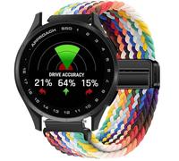 GIOPUEY Bracelet Magnétique Compatible avec Garmin Approach S50, Sangle tressée en nylon doux [unisexe] - Colourful-B