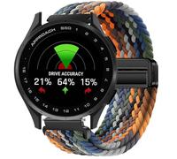 GIOPUEY Bracelet Magnétique Compatible avec Garmin Approach S50, Sangle tressée en nylon doux [unisexe] - Colourful