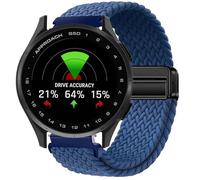 GIOPUEY Bracelet Magnétique Compatible avec Garmin Forerunner 55, Sangle tressée en nylon doux [unisexe] - Blue