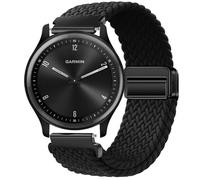 GIOPUEY Bracelet Magnétique Compatible avec Garmin Vivomove Sport, Sangle tressée en nylon doux [unisexe] - Black