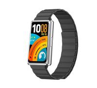 GIOPUEY Bracelet Magnétique Compatible avec Huawei Band 11 Pro/Huawei Band 11, Souple Silicone Sangle Bracelet [Résistant à l'usure] [Respirant] - Purple