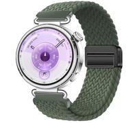 GIOPUEY Bracelet Magnétique Compatible avec Huawei Watch GT6/GT5 46mm/GT5 Pro/GT6 Pro, Sangle tressée en nylon doux [unisexe] - Green