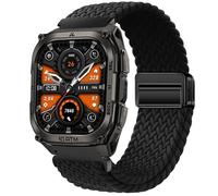 GIOPUEY Bracelet Magnétique Compatible avec KOSPET Tank M4, Sangle tressée en nylon doux [unisexe] - Black