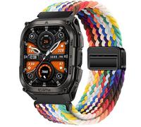 GIOPUEY Bracelet Magnétique Compatible avec KOSPET Tank M4, Sangle tressée en nylon doux [unisexe] - Colourful-B