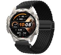 GIOPUEY Bracelet Magnétique Compatible avec KOSPET TANK T3 ULTRA 2, 22mm Sangle tressée en nylon doux [unisexe] - Black