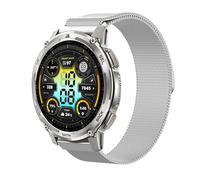 GIOPUEY Bracelet Magnétique Compatible avec KOSPET Tank T4C, Bracelet en Acier Inoxydable tressé [magnétique] - Silver