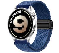 GIOPUEY Bracelet Magnétique Compatible avec OnePlus Watch Lite, Sangle tressée en Nylon Doux [Unisexe] - Blue