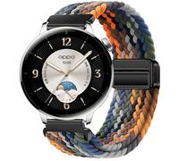 GIOPUEY Bracelet Magnétique Compatible avec Oppo Watch X2 Mini, Sangle tressée en nylon doux [unisexe] - Colourful