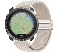 GIOPUEY Bracelet Magnétique Compatible avec Polar Grit X2, Sangle tressée en nylon doux [unisexe] - Beige