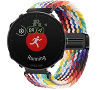 GIOPUEY Bracelet Magnétique Compatible avec Polar Vantage M, Sangle tressée en Nylon Doux [Unisexe] - Colourful-B